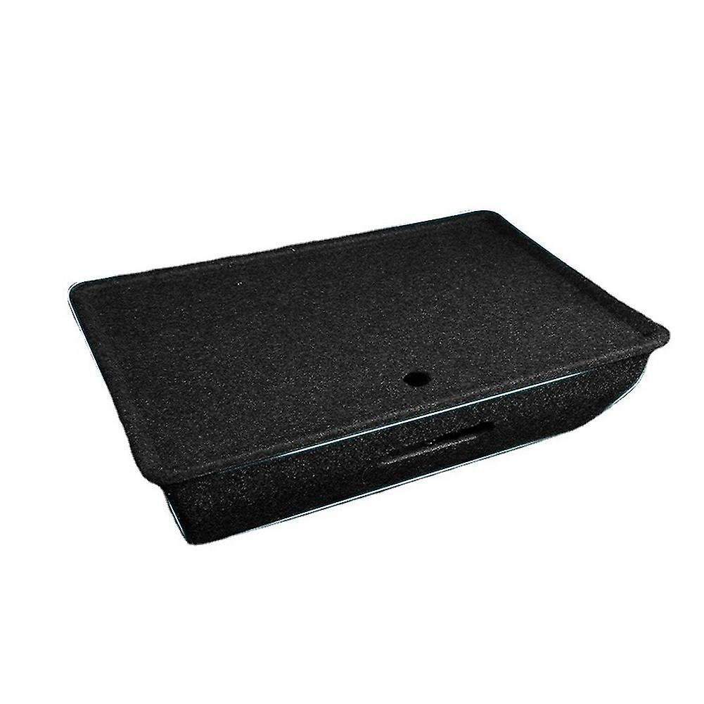 Under oppbevaringsarrangør for Model Y 2020 2021 2022 Flokket filtbrett Oppbevaringsboks med deksel Søppel C-MEINI