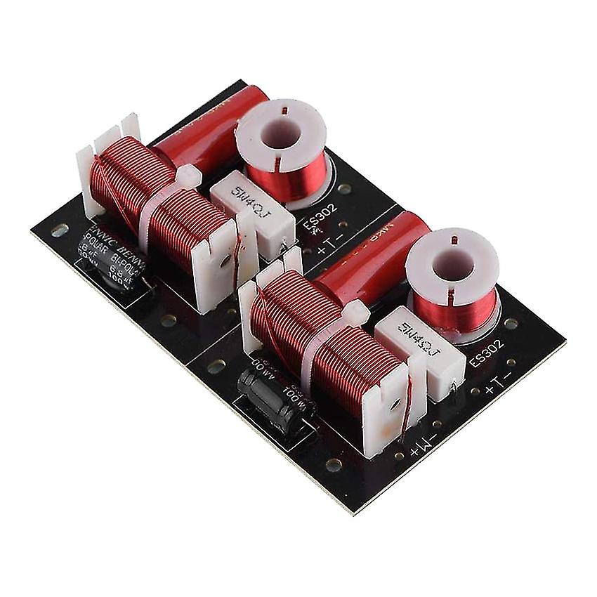 2 stuks 400w luidspreker frequentieverdeler 2 weg 2 eenheid hifi soundshelf crossover filters woofer en twee