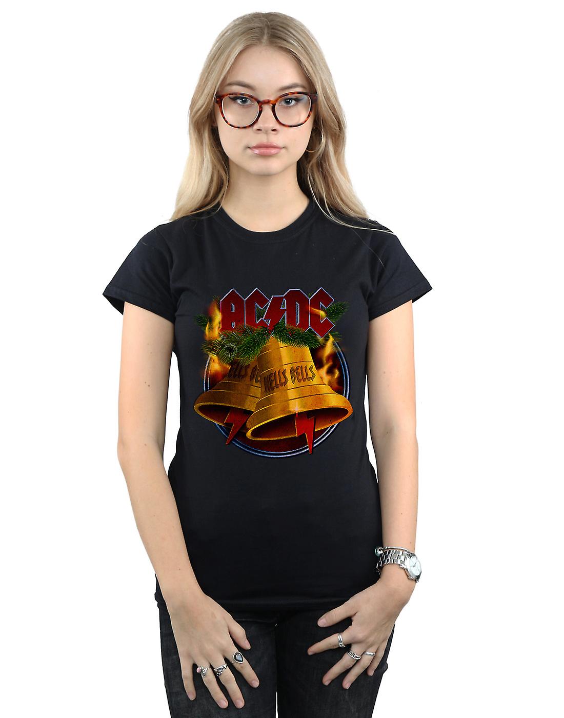 AC/DC 妇女@apos;圣诞地狱钟 T 恤