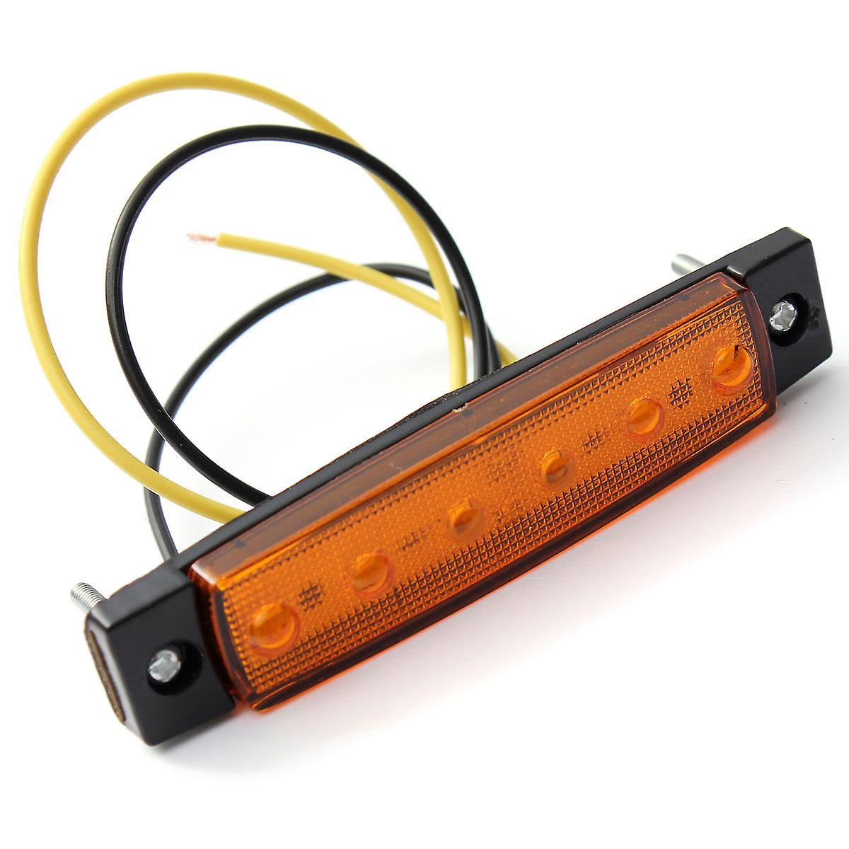 Led Side Marker Indicator Lights 9.6cm 5-color For Jeep, Car, Truck, Suv Lorry Sidelamp