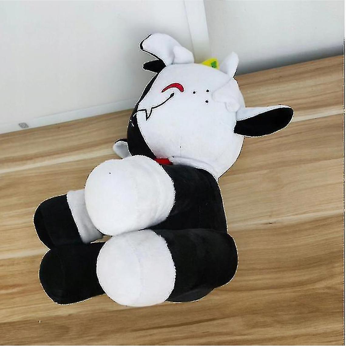 30 Cm Milanese Fabric Black And White Plush Doll