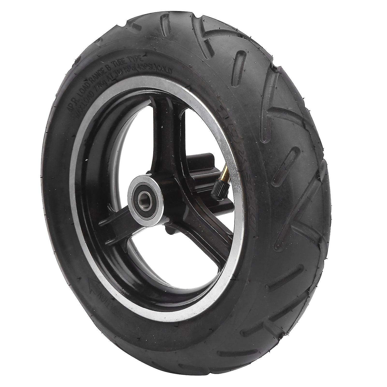 10 X 3in Electric Scooter Tyre Inflatable Natural Rubber Damping Effect With Hub Outer Inner Tire