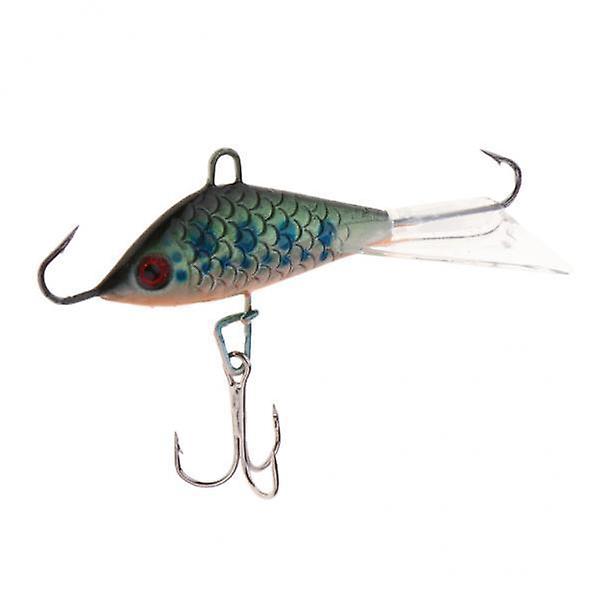 5xFishing Lure Topwater Floating Hard Bait Balance with Treble /Single Hook Color A