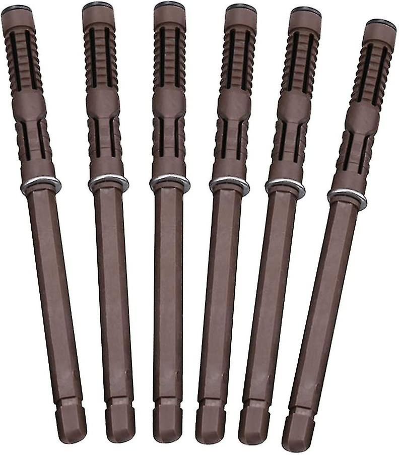 [6 Piece] 12x120 Mm Concealed Floating Shelf Bracket Wall Mounted Shelf Brackets - Heavy Duty Invisible Bracket Hidden Shelf Brackets For Diy Wall She