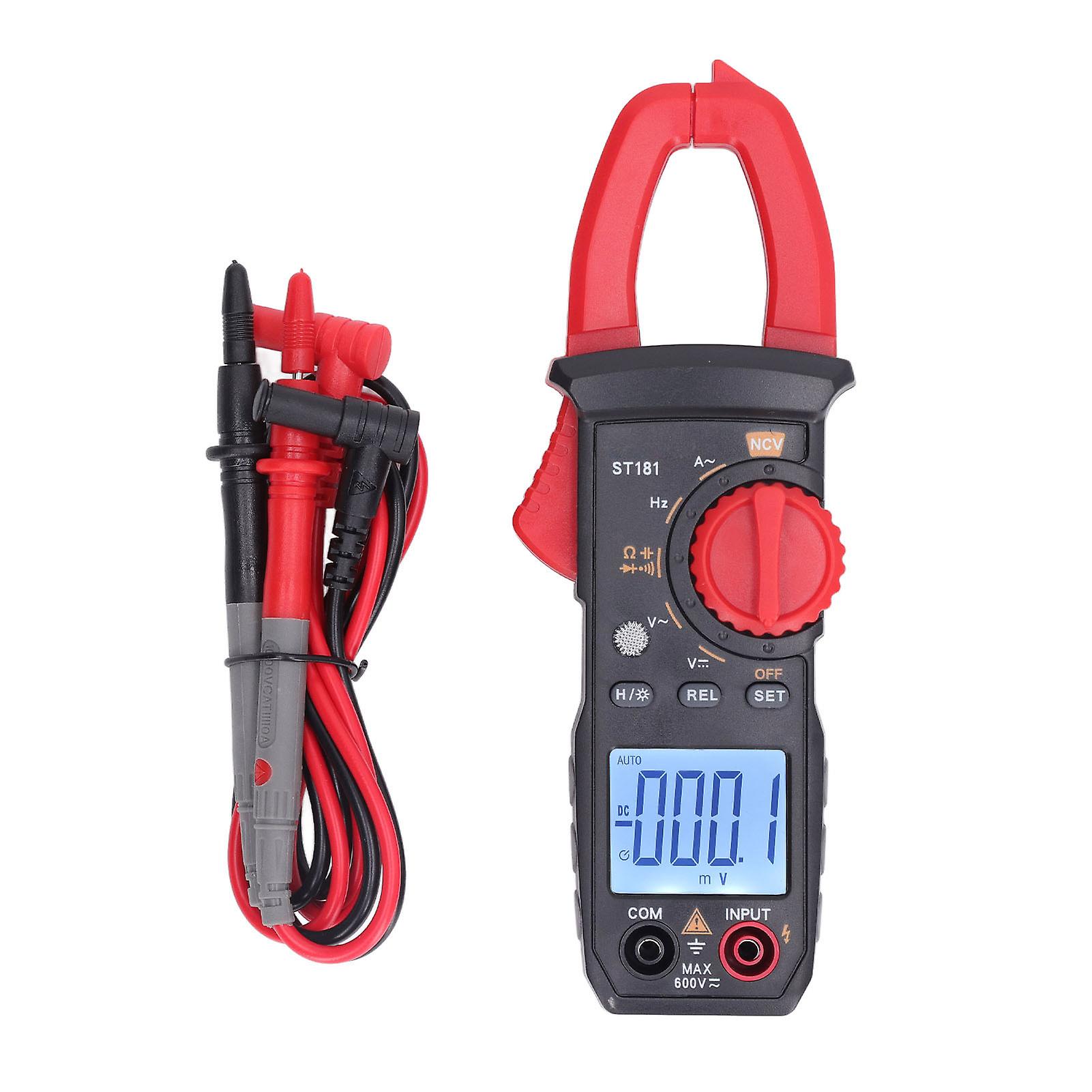 Digital Clamp Meter 4000 Counts 400A AC Current AC DC Voltage NCV Continuity Capacitance Resistance Diode Hz Tester