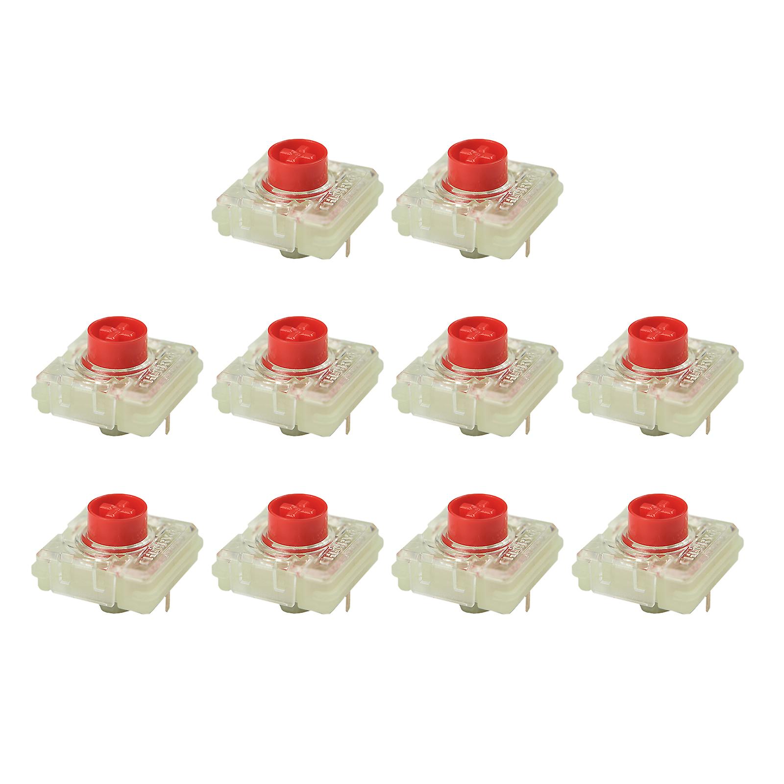 10PCS Low Profile RGB Red Switch Cherry MX for LP Thiner for Key Switches DIY Sw