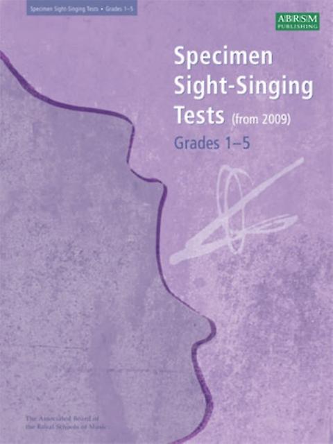 Specimen Sightsinging Tests Grades 15 Sheet music Book