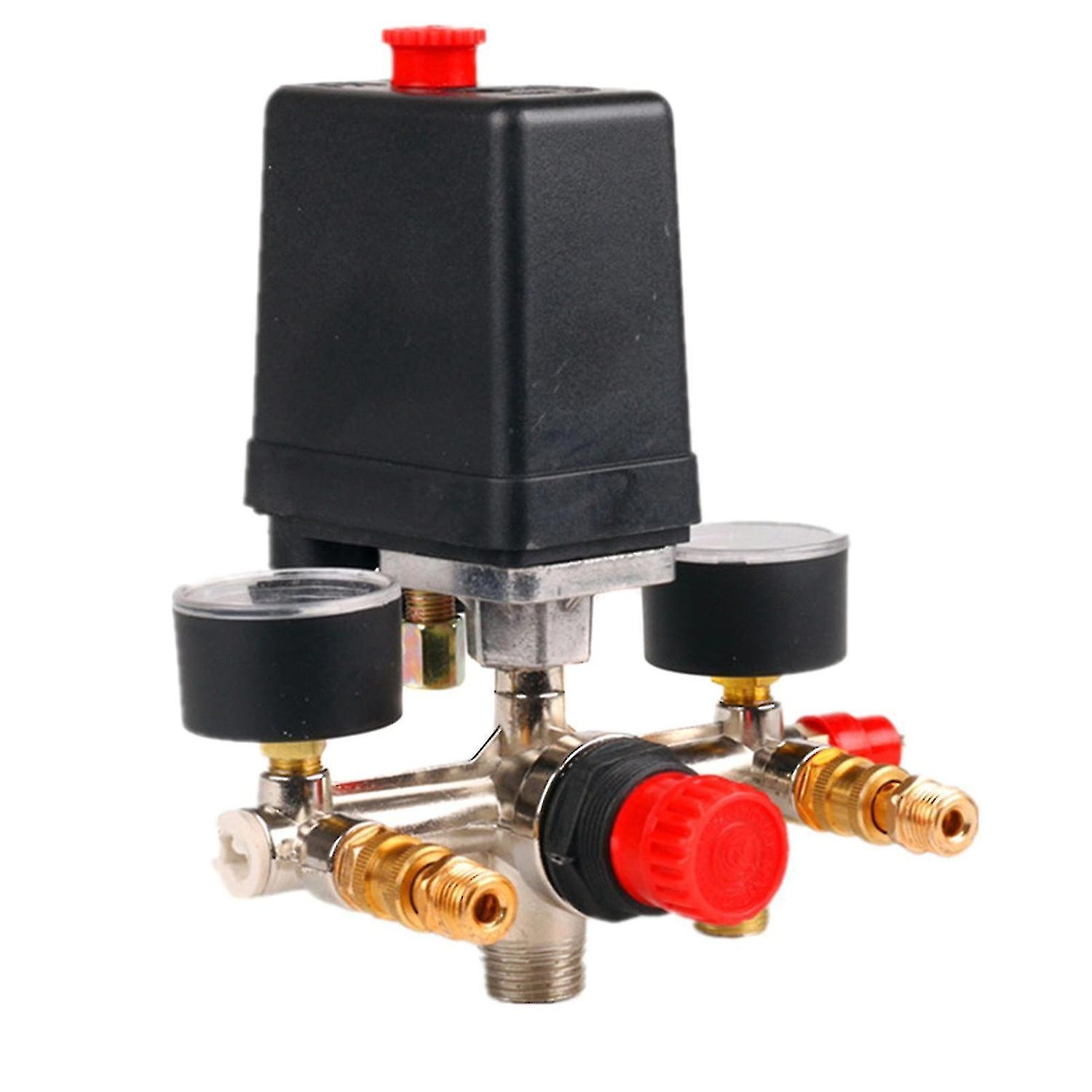 90-120psi Πολλαπλή συμπιεστή Μετρητές ρυθμιστή Ανθεκτικός διακόπτης πίεσης B (ruipei)