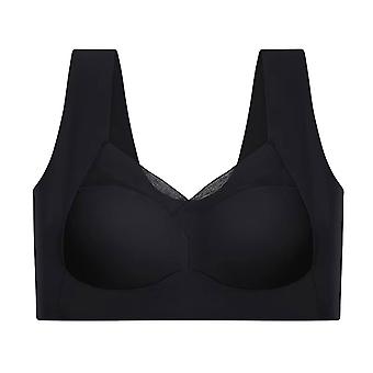 Damen Sport Beauty Back BH Plus Size Atmungsaktive Anti-Sagging-Tank-BHs für Frauen und Mädchen XL-3XL-BHs