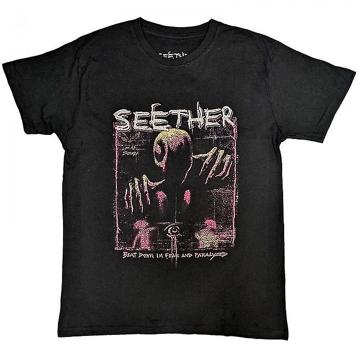 Seether Unisex Adult Beat Down T-Shirt