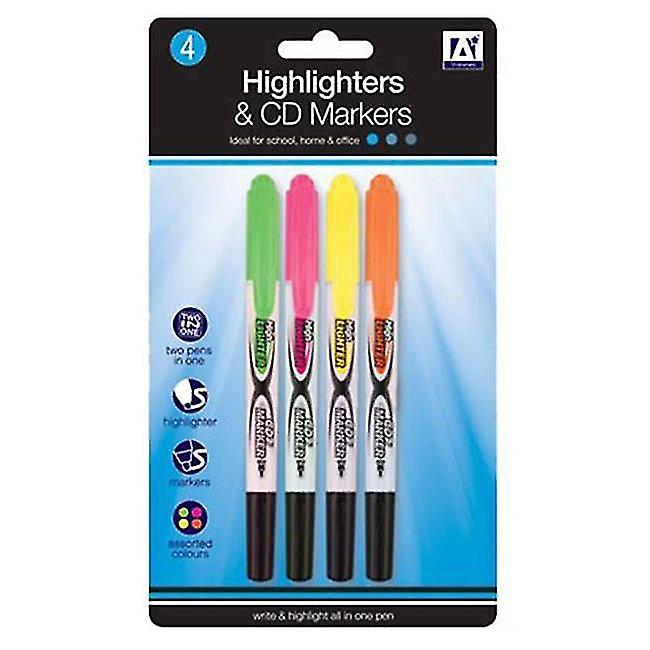 Anker Marker & Highlighter (Pack of 4)