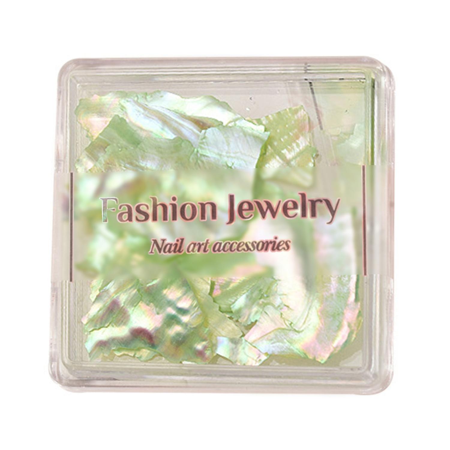 1 Box Nail Decorations Ultra-thin Shiny Visual Effect Bright Color Safe Ingredients Wide Application