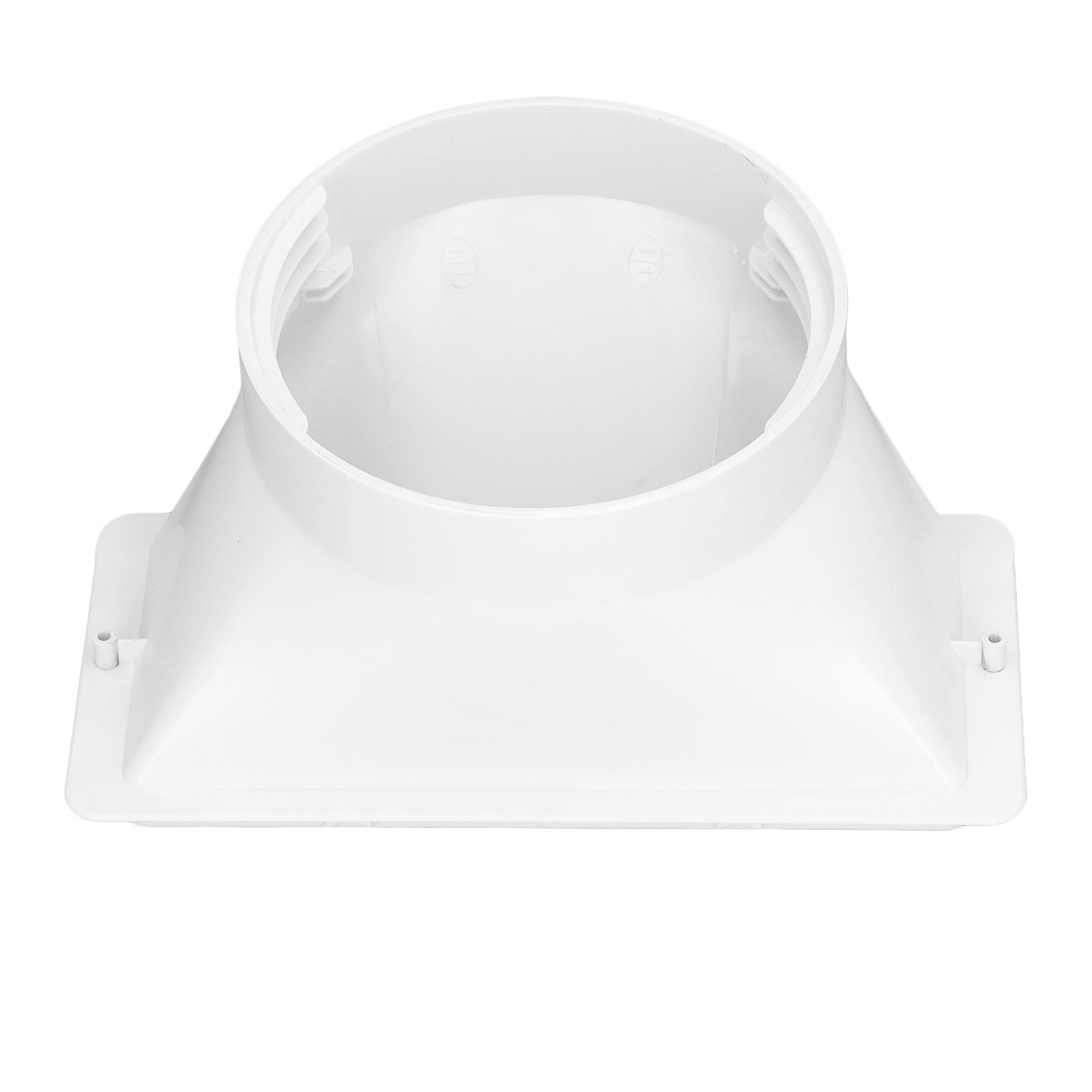 Portable AC Hose Coupler Universal Clockwise Counterclockwise Thread 5in Diameter Rectangular Interface 130mm Hose Adapter 