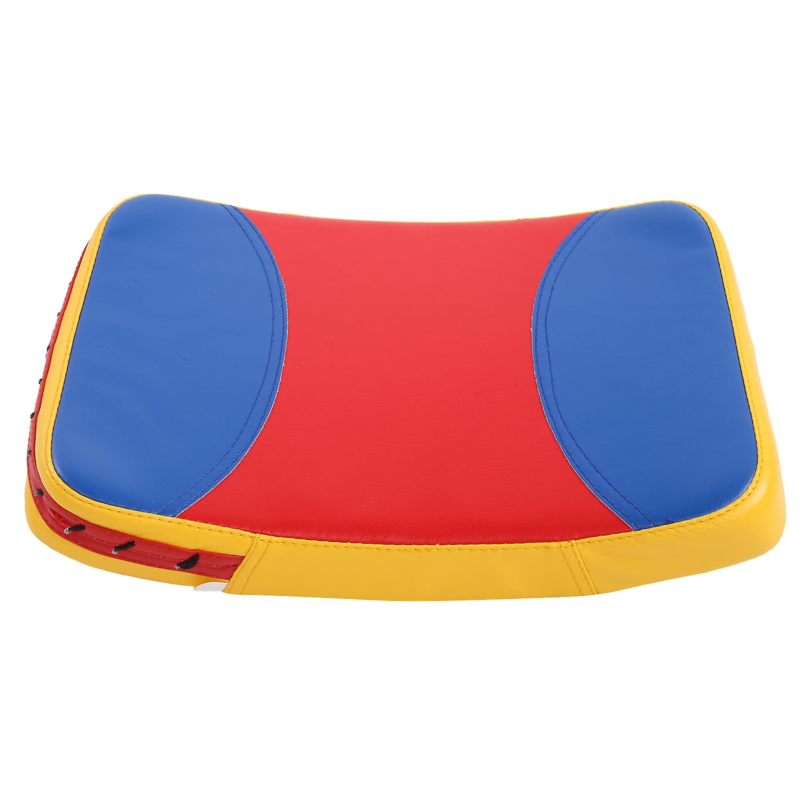 Taekwondo Grasp Horizontal Arcshaped Chest Target Sanda Training Side Kick Pad(Large Three Color )