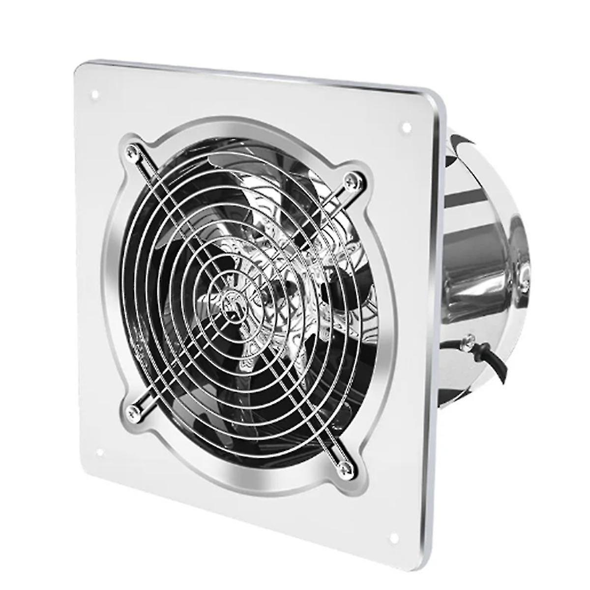 6 inç Booster Fan Extractor Egzoz Fanı Havalandırma Boru Fanı Banyo Tuvalet Mutfak Duvar Penceresi Paslanmaz Çelik Fan-YKY416