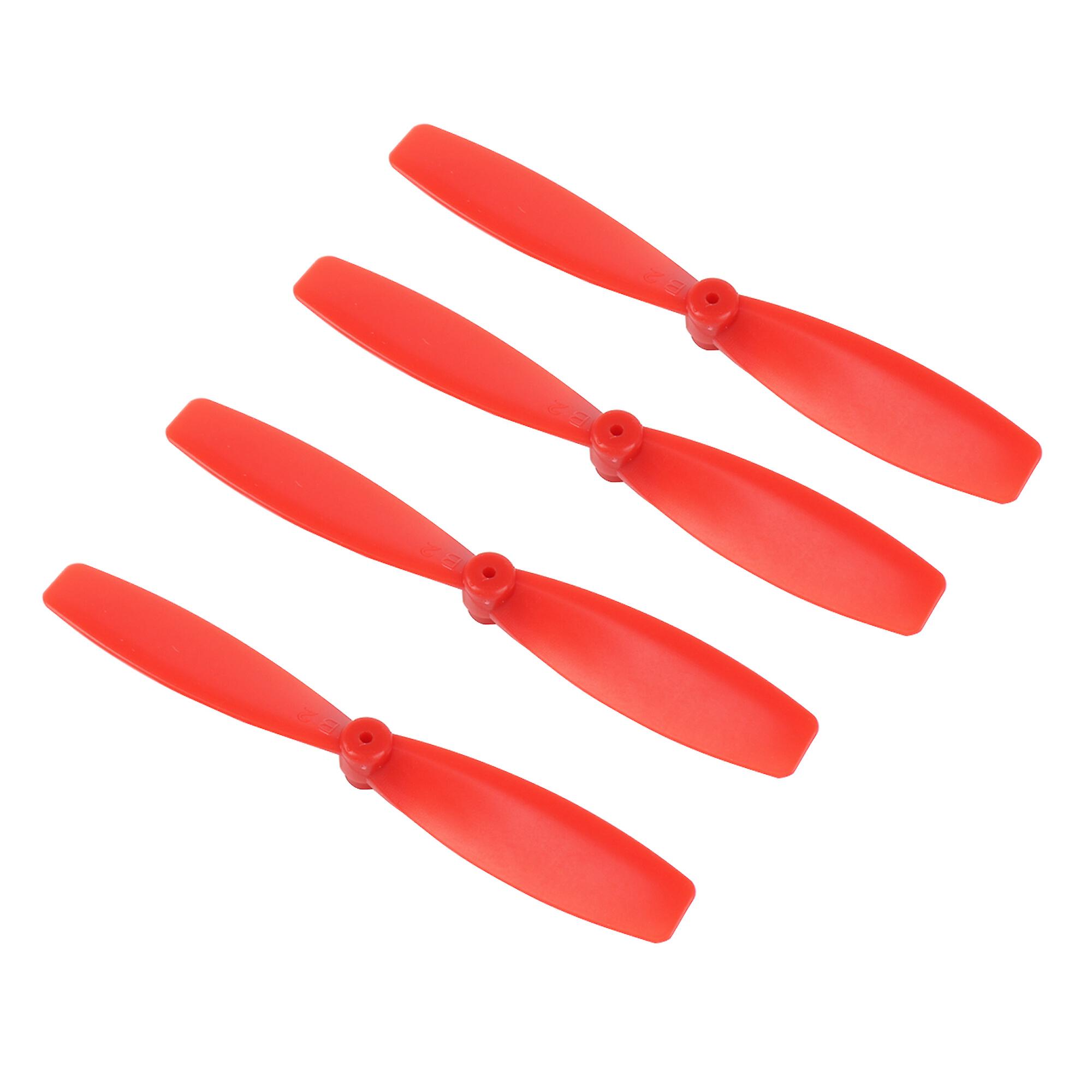 4 Pcs RC Boat Rotating Propeller 2.17inch L x 0.04inch Hole Spacing Red