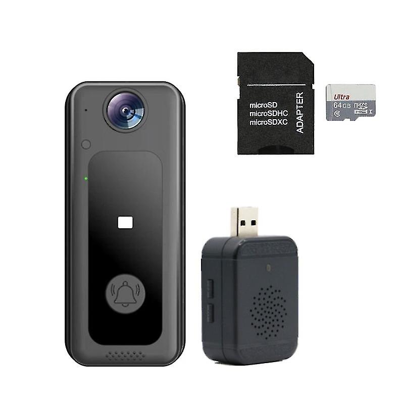 Kerui Video Intercom Doorbell Smart Wireless HD Video Doorbell Application Remote Control & 64g Memo