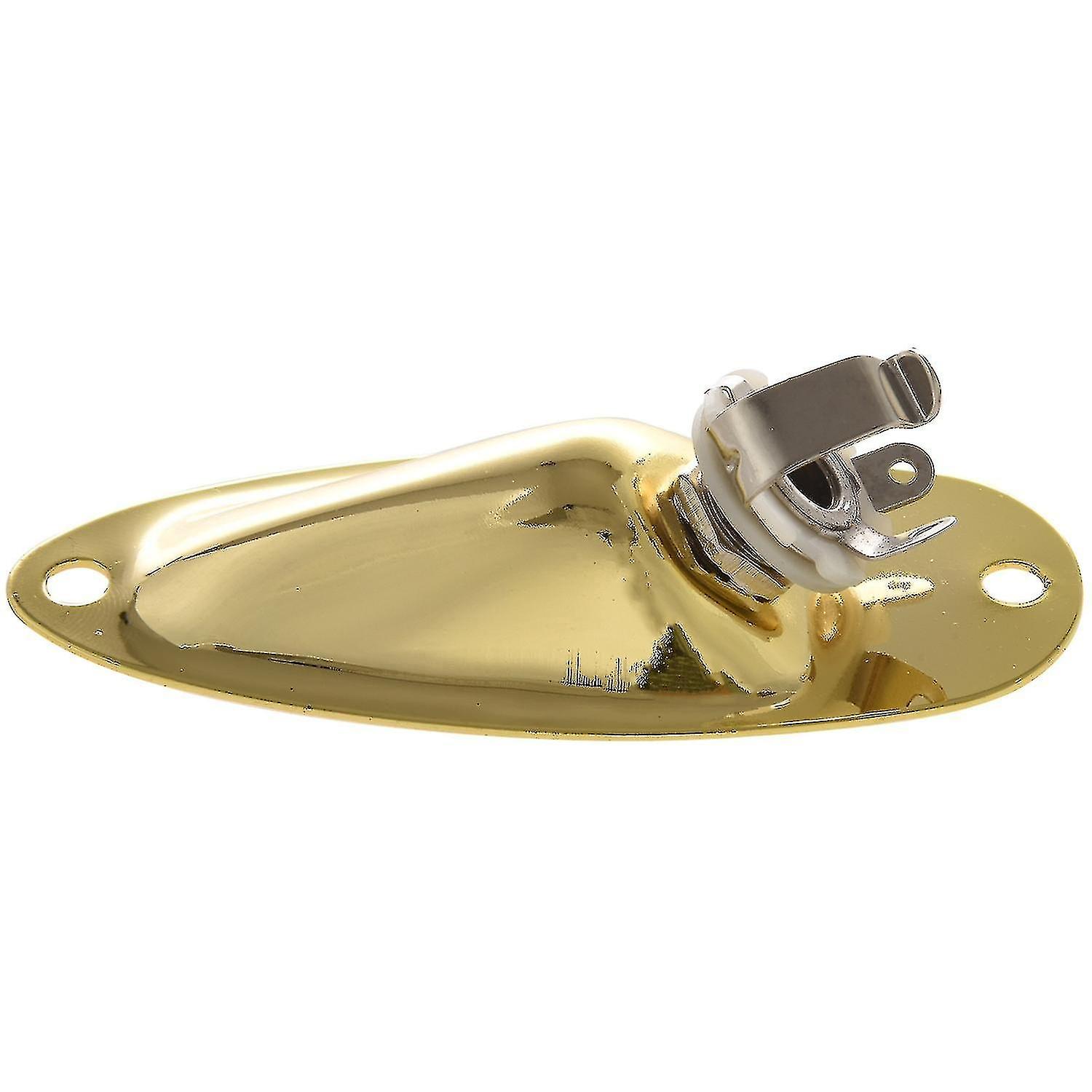 New 1pcs Boat Output Input Jack Plate Sockets For Strat Guitar Replacement Parts