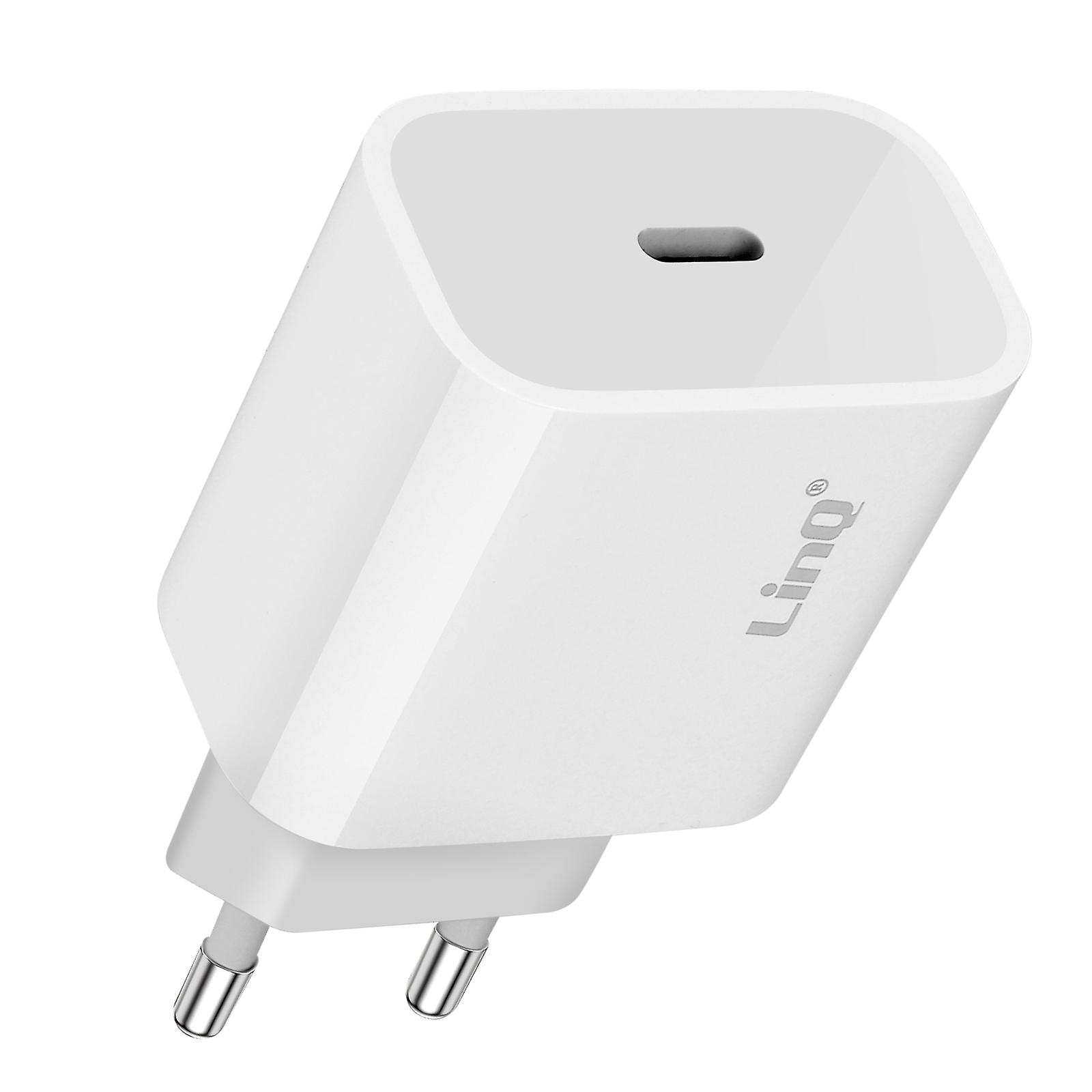Chargeur mural USB-C 20W, Blanc