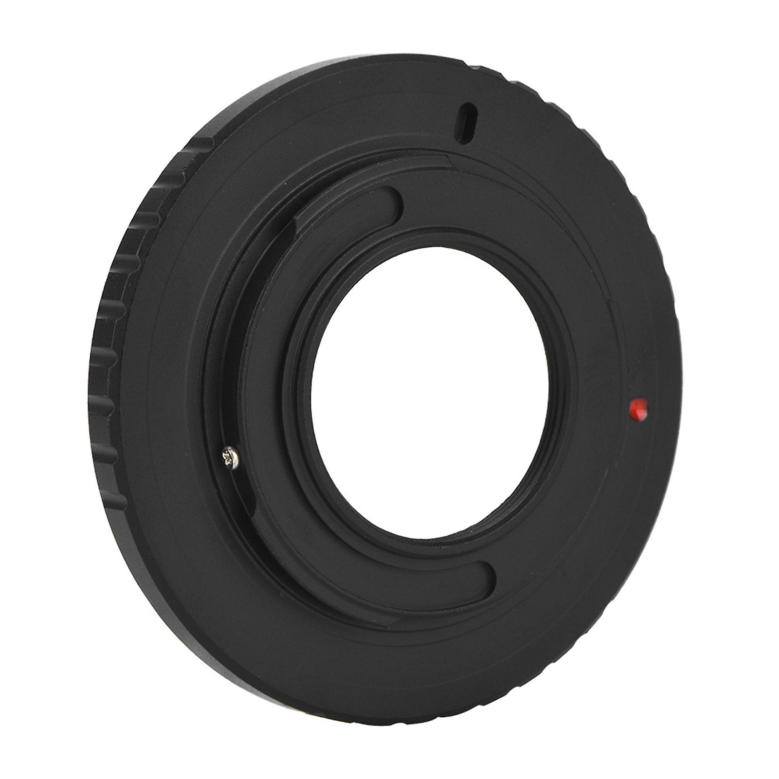 Metal Manual Focus Lens Adapter Ring for M42 Screw C Mount Lens Compatible with M4/3 Cameras