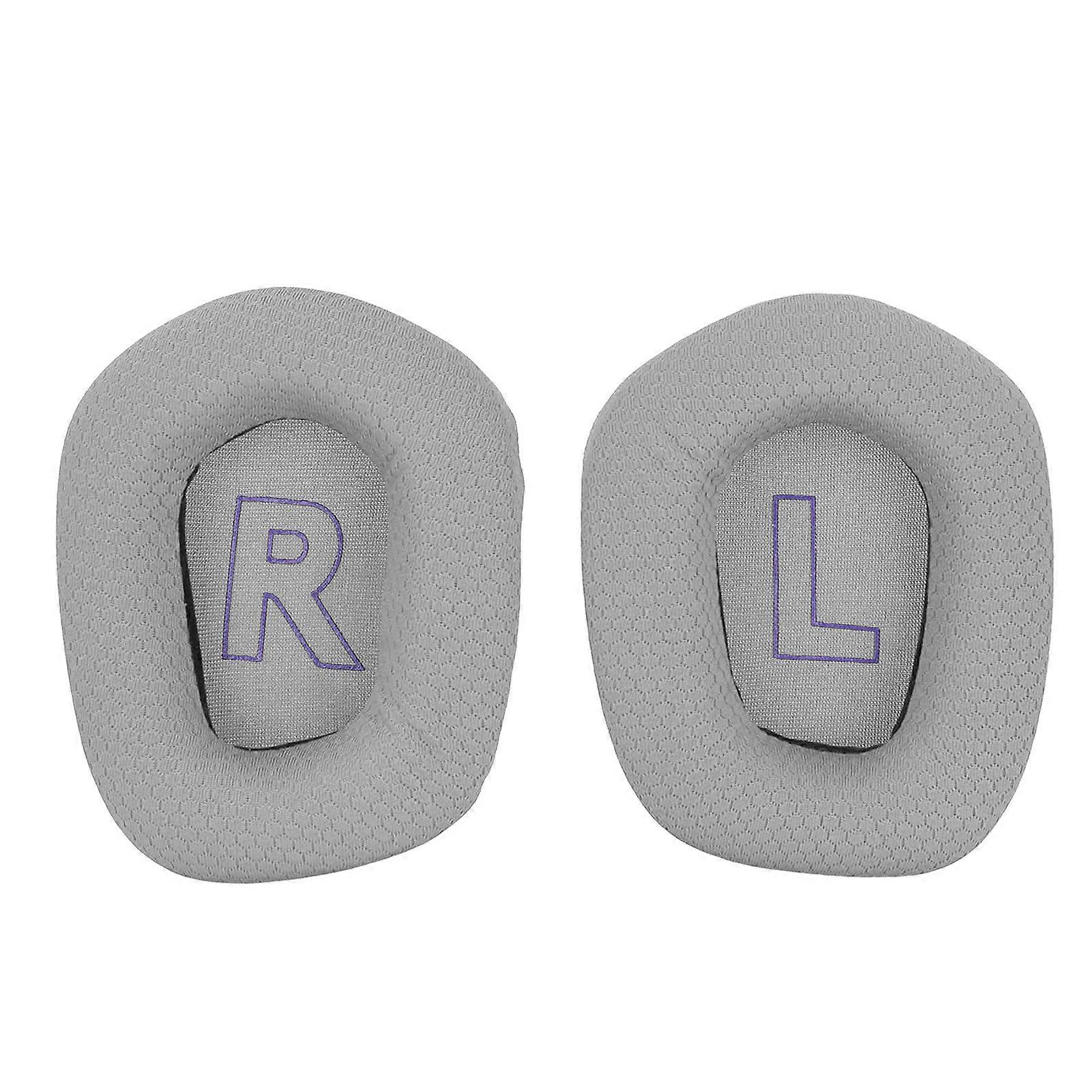 Ear Pads Professional Sound Insulation Headset Ear Cushion Replacement With Soft Breathable Mesh For G733 Headset Gray