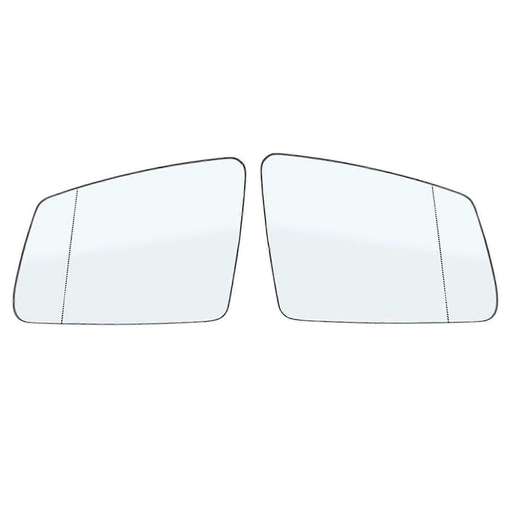Right+Left Side Rearview Mirror Glass 2128100521 2128100621 for C E S GLA Class W204 W212 W221