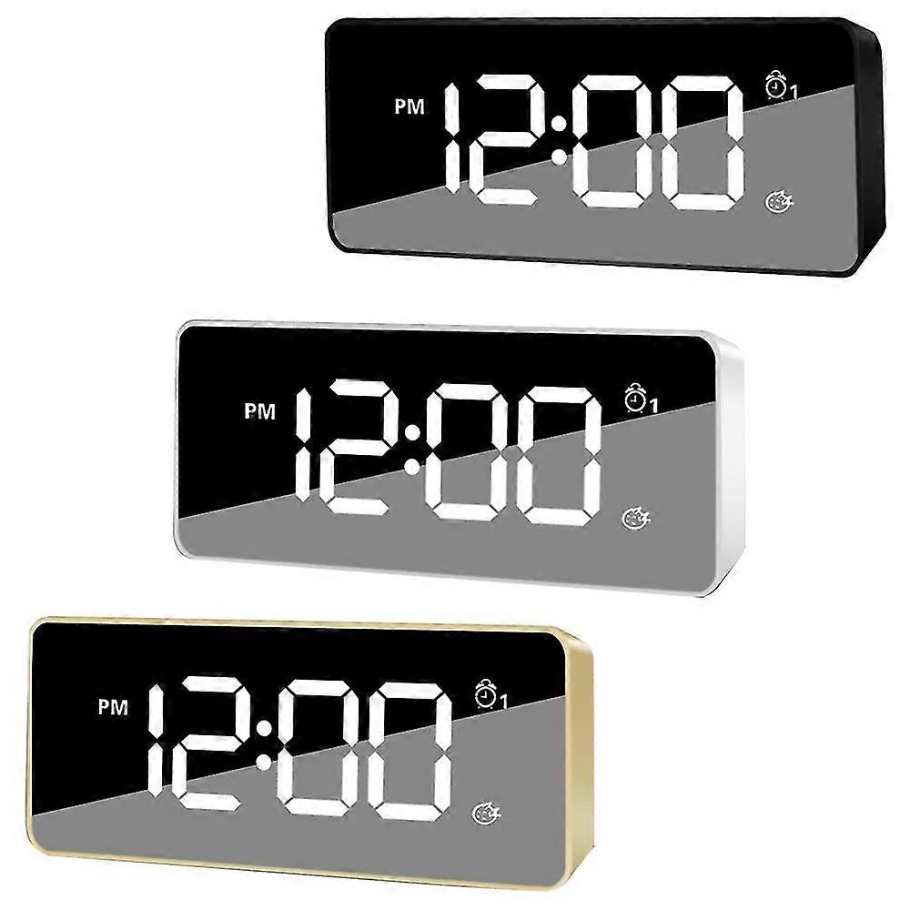 Digital Alarm Clocks for Bedrooms Heavy Sleepers LED Bedside Desk Alarm Clock