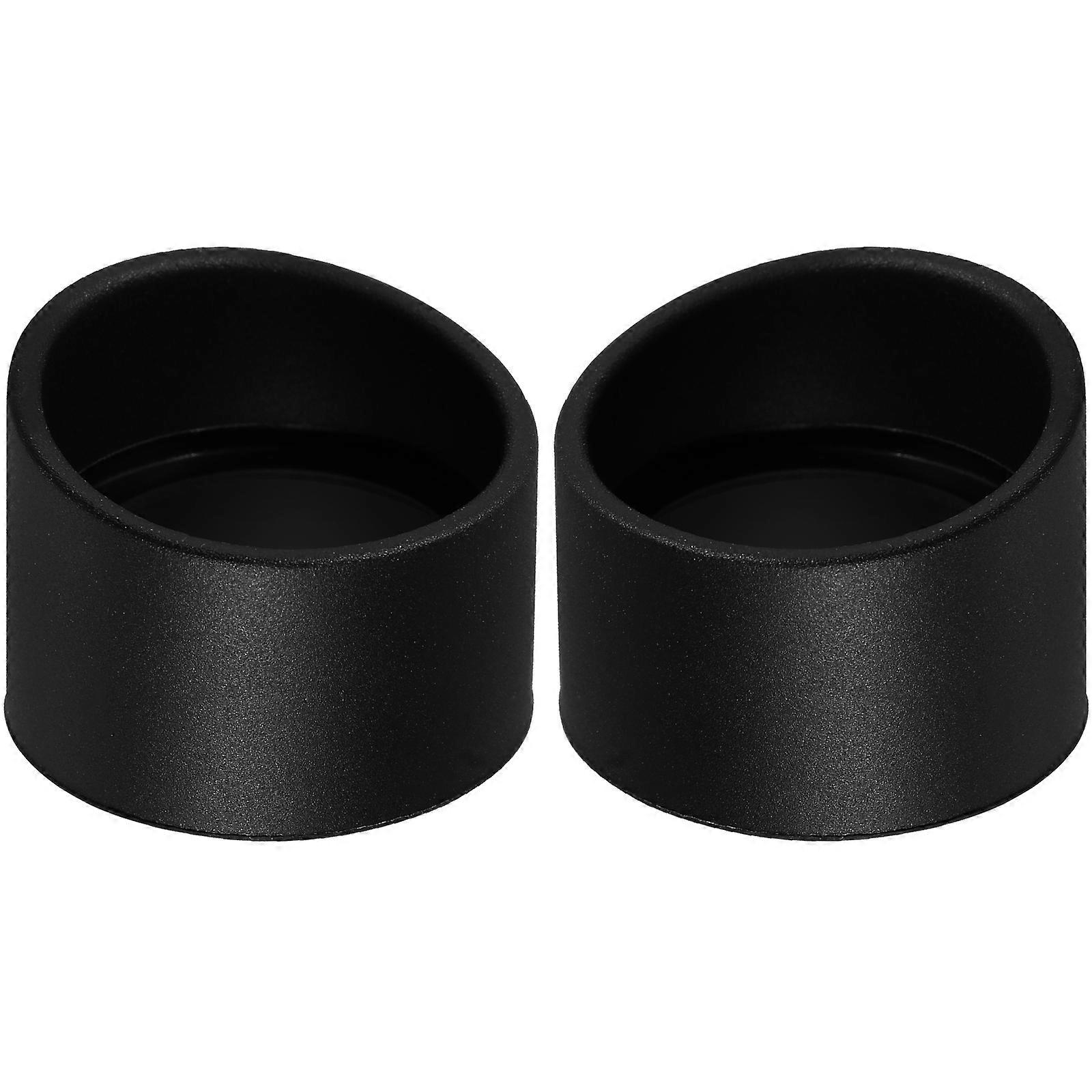 2 Pcs Rubber Eye Shield 33mm Eye Guards Cups Eyepiece Covers for Microscope