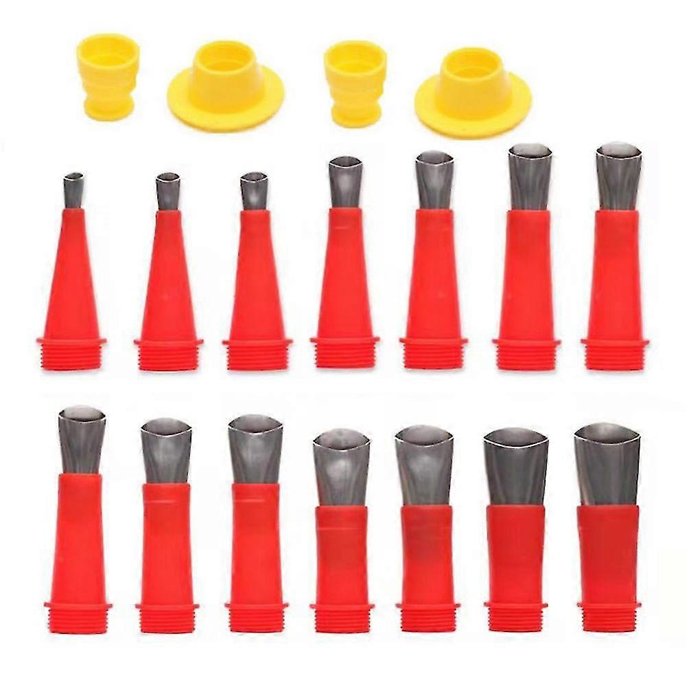 18 stks roestvrij staal kit pijp applicator breeuwen finisher lijm siliconen kit afwerking ook