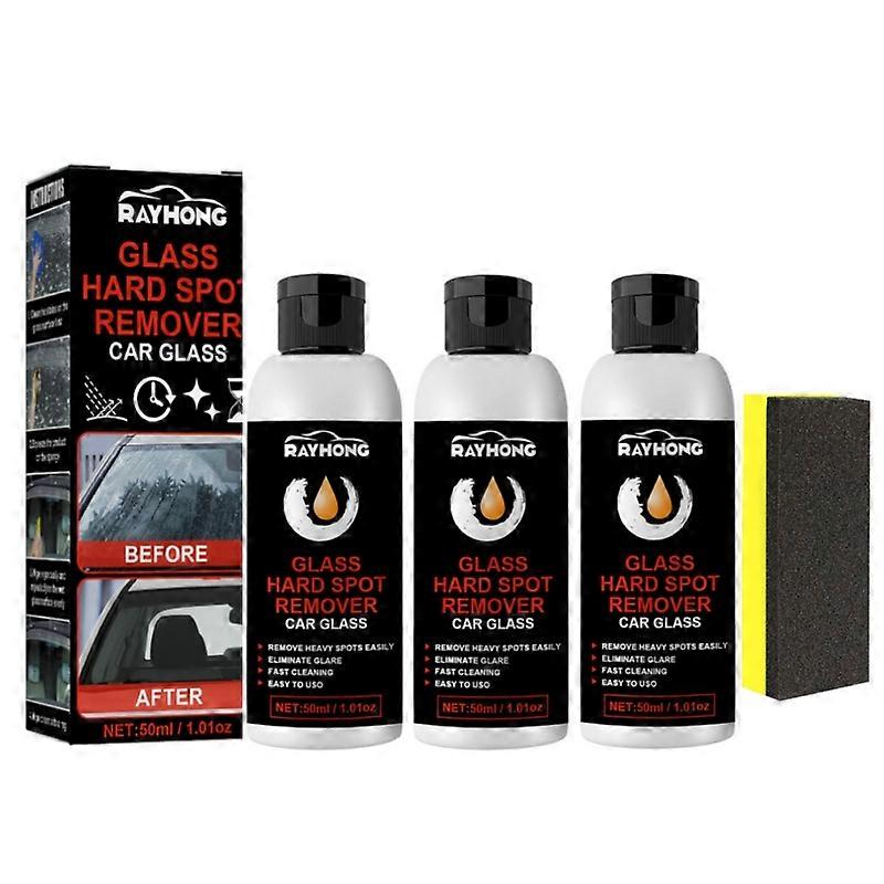 2x فيلم زيت زجاجي للسيارة يزيل مجموعة معجون طلاء التلميع مع زجاج أمامي إسفنجي نظيف مقاوم للمطر صيانة مضادة للضباب