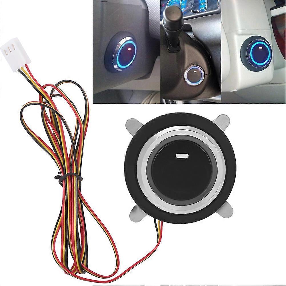 12V Universal Car Engine Push Start Stop Button Ignition Remote Starter NO.93300