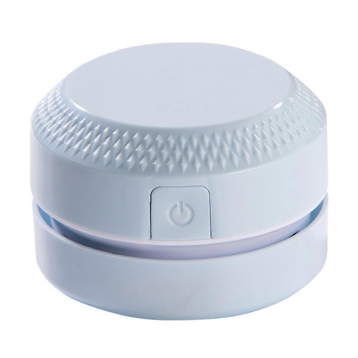 Desktop Vacuum Cleaner, Mini Table dust Sweeper Energy Saving, Cordless&360 Rotatable Design for Keyboard/Home/Office, 8.5*6.5cm