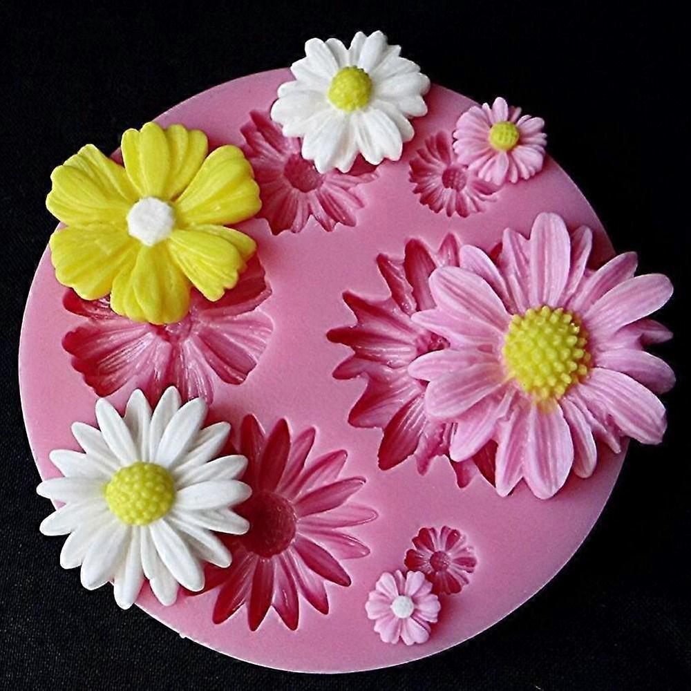 1pc 3d Flower Silicone Molds Fondant Craft Cake Candy Chocolate Sugarcraft Ice Pastry Baking Tool Mould