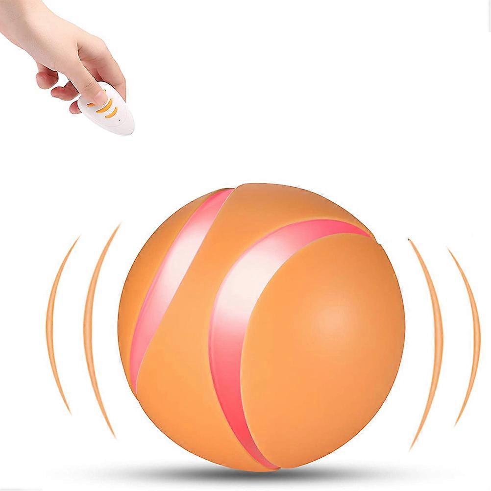 Pet Smart Interactive Balls USB Rechargeable Pet Balls Toy Durable Safety Pet Automatic Remote Control Balls Toy