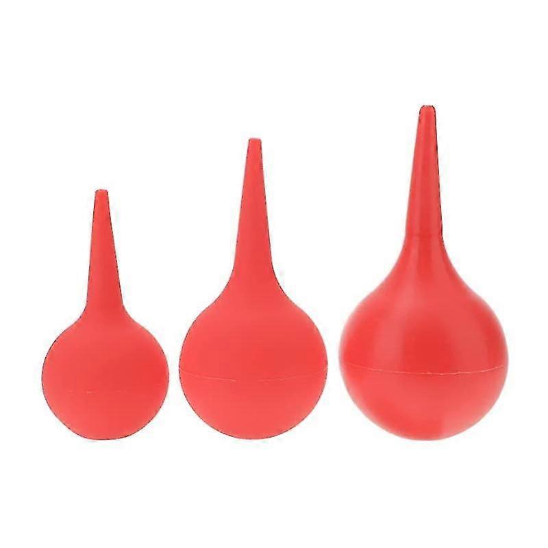 Jianghuo 3Pcs Siringa Auricolare Bulbo Aspiratore Nasale Lavaggio Orecchio Aspirazione Ventosa Squeeze Bulbo 30Ml 60Ml 90Ml