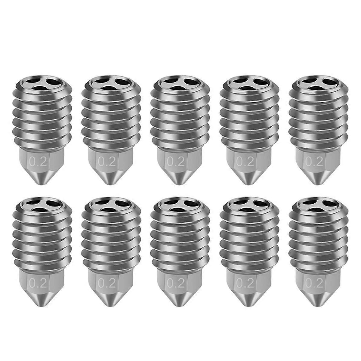 For X1 X1C P1S P1P Copper Plated Nozzle High Flow CHT Nozzle 3D Printer Accessories 0.2mm