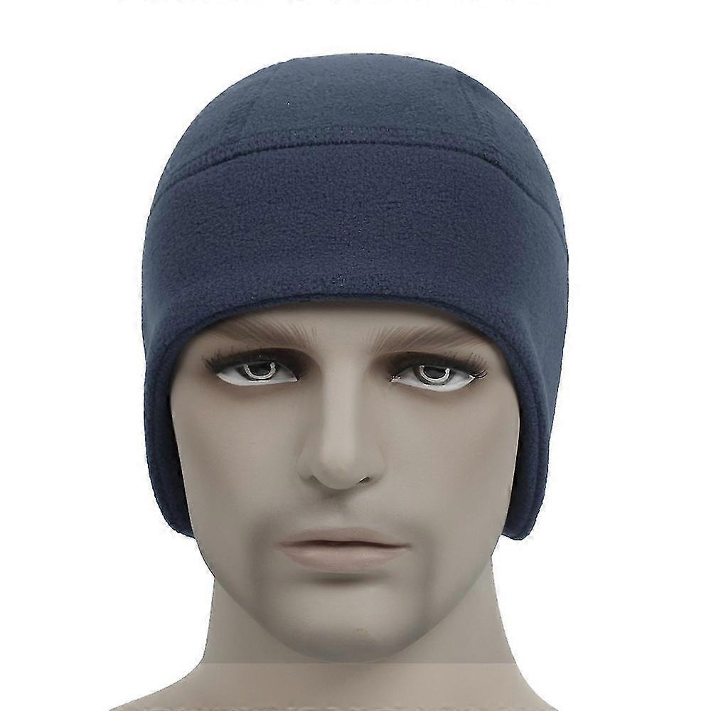 Warm Fleece Slouch Beanie Baseball Cap Hat Ear Flaps Skateboard