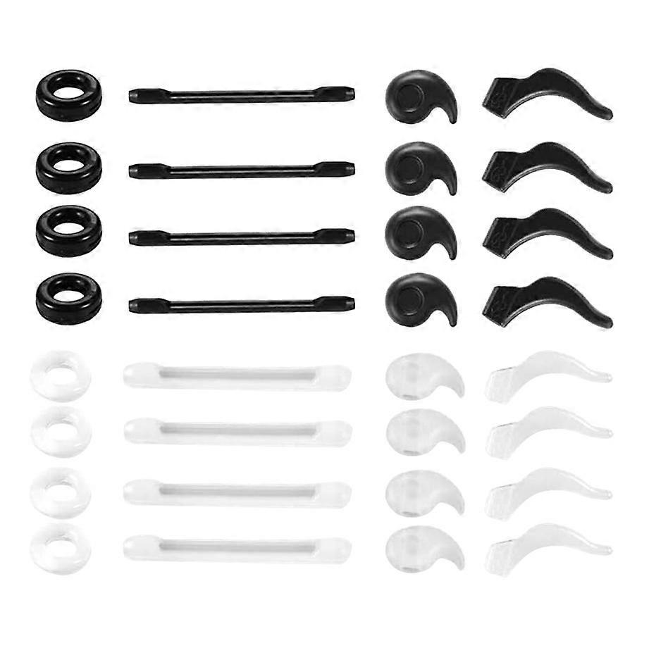 16 Pairs Eyeglasses Retainers Anti- Eyeglass Holder Comfort Ear Grip Hooks Protectors for Spectacle