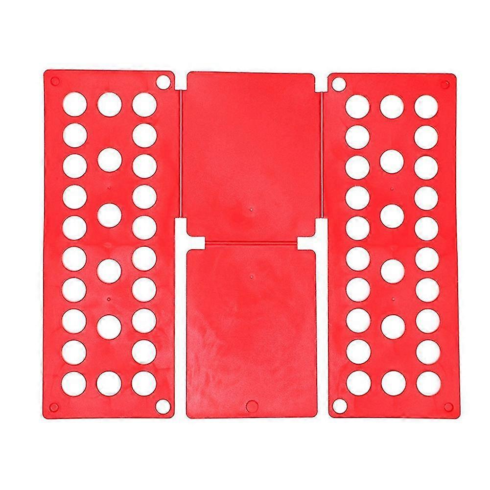 Kunststoff Kleidung Klappbrett Kinder Wäsche Ordner Hemd Klappbrett Home Storage Tool Für Kind Kinder Erwachsene Rot