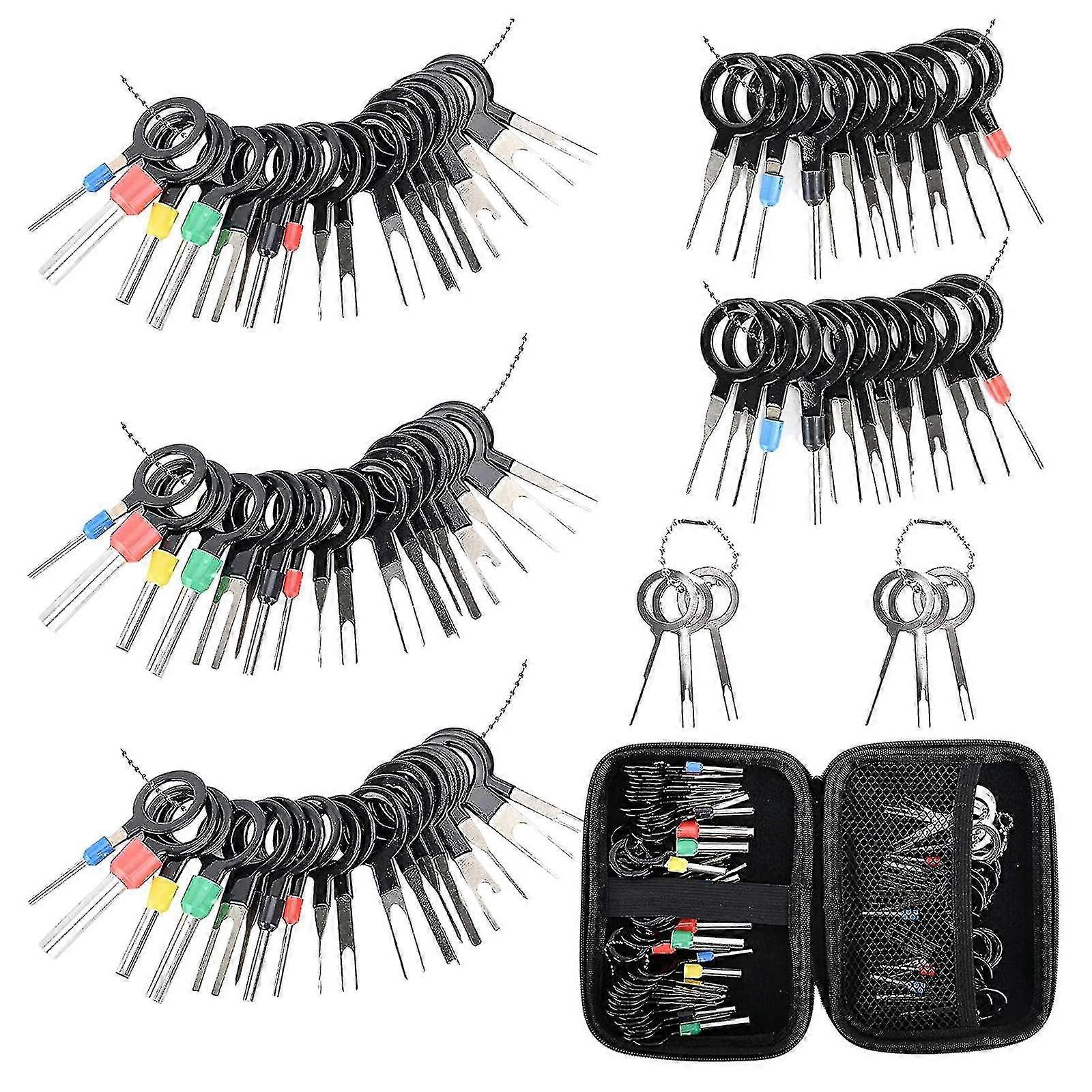 82pcs Terminal Extractor Removal Tool Kit Depinning Key Tool Set For Car Household Devices, Tool Wi-mxbc