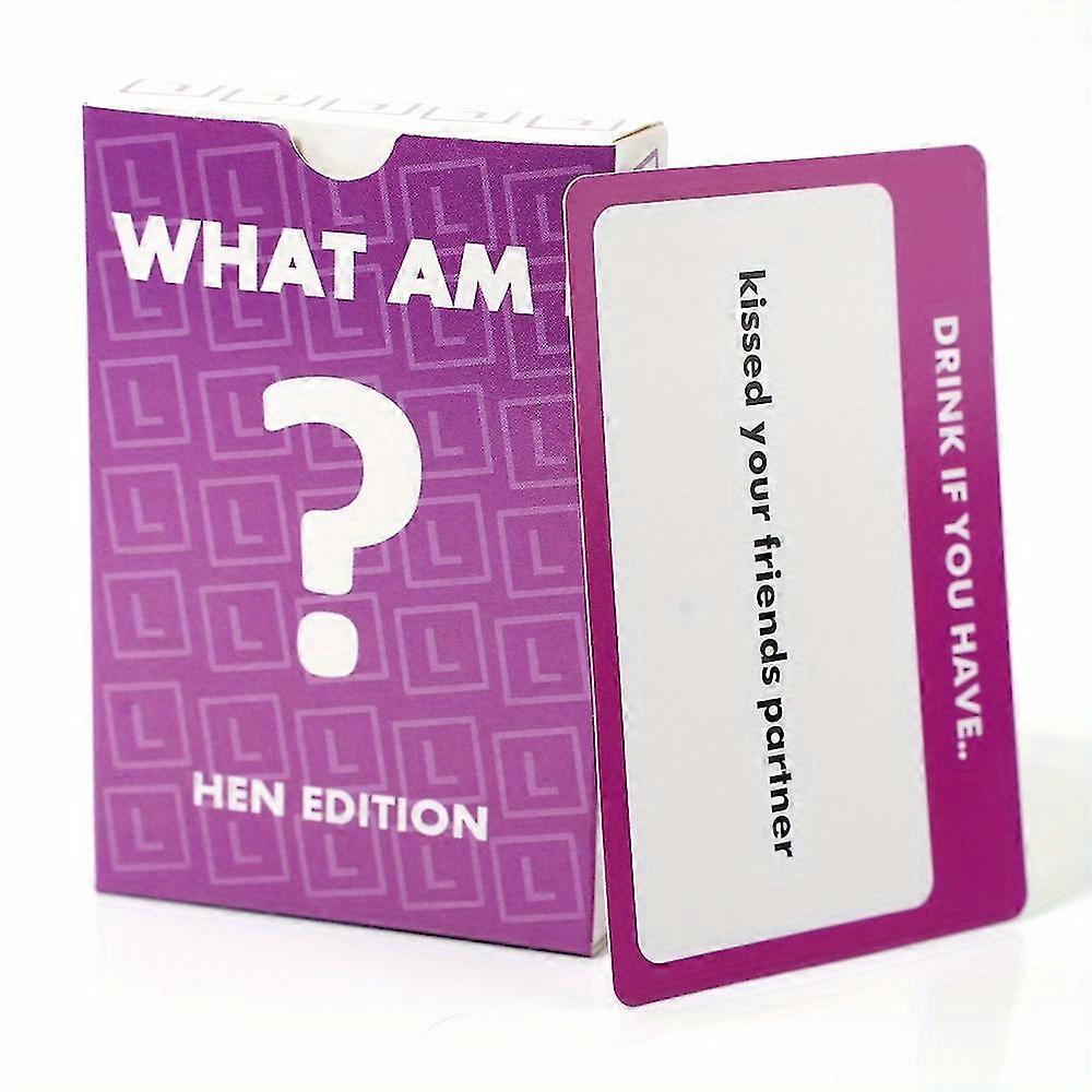 What Am I ? Hen Edition Card Game Fun Hen Night Party Game