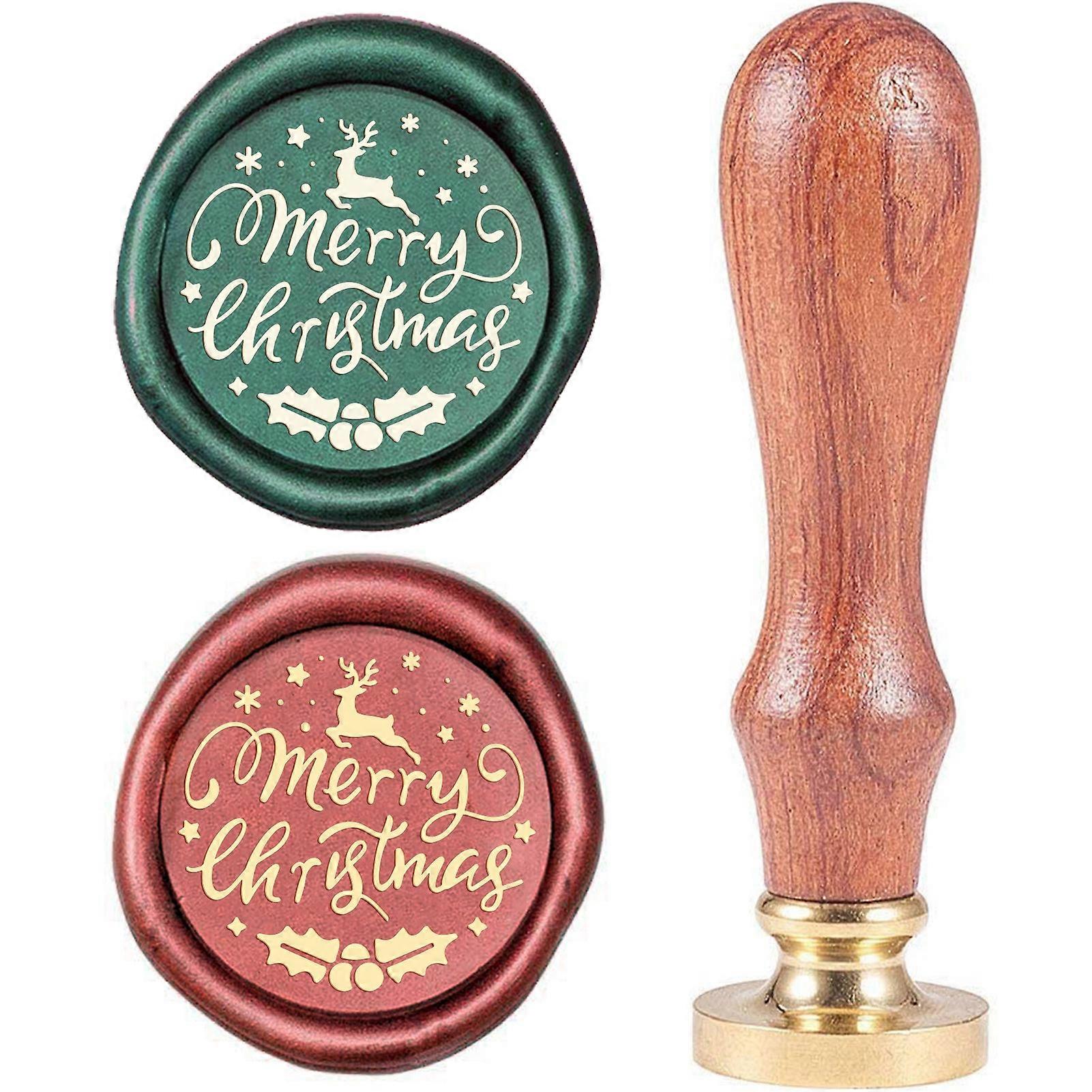 Word pattern Wax Seal Stamp With Removable Vintage Retro Brass Head