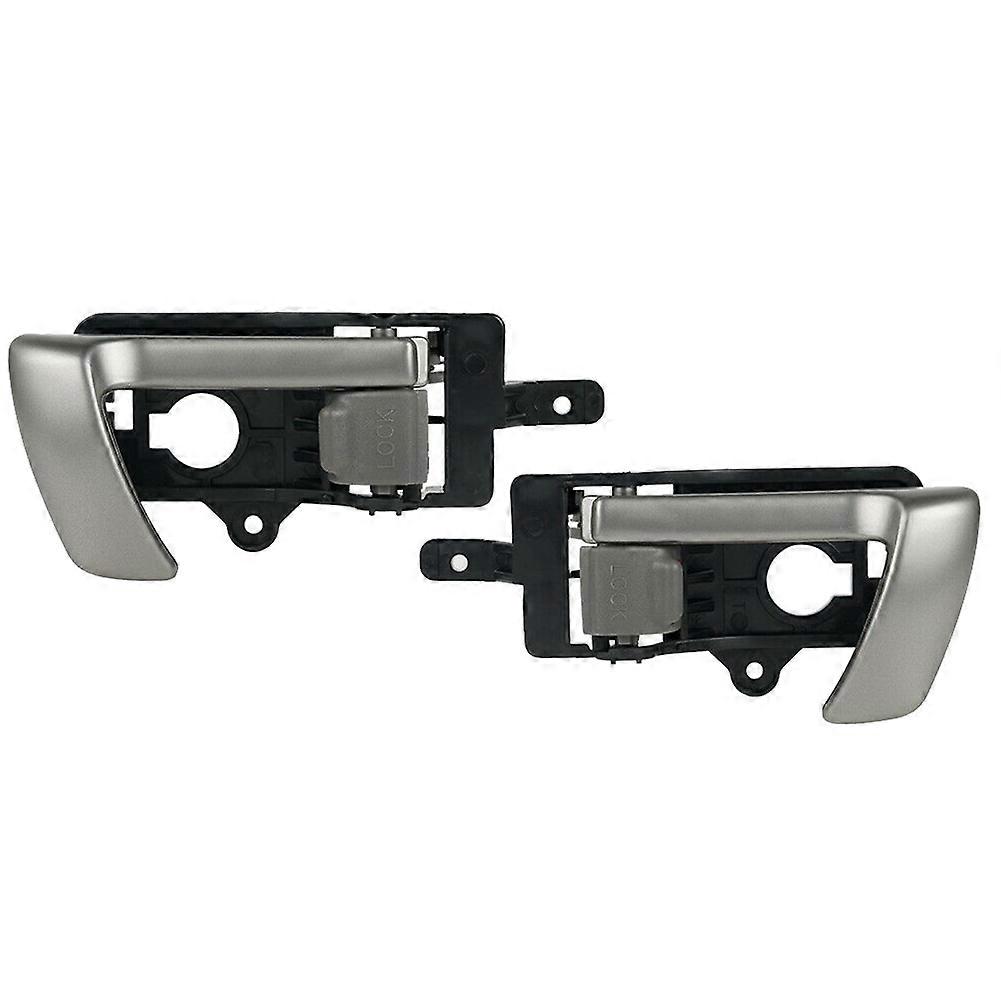 Left +Right Side Interior Inner Door Handle for 2007-2012 Fe with Gray Knob 82610-2B010 82620-2B010