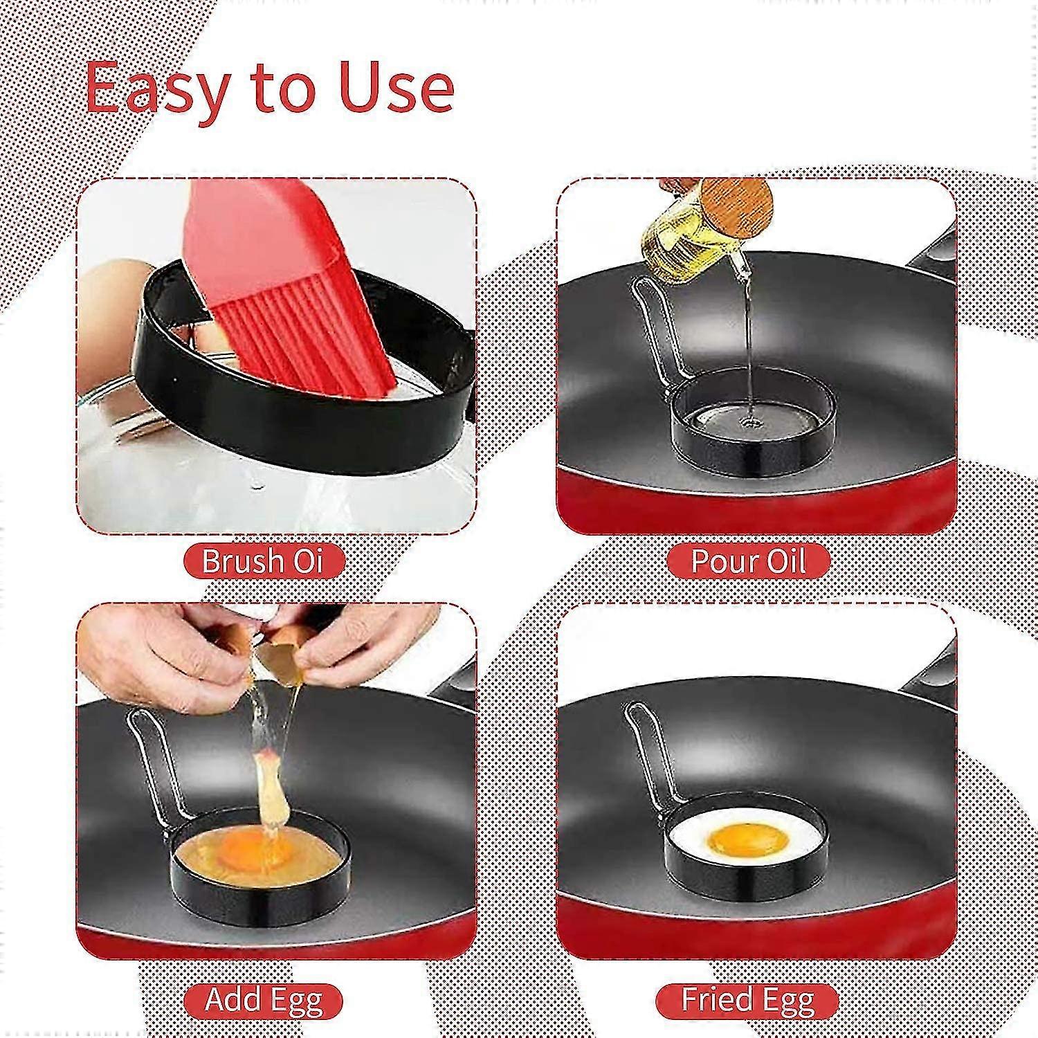 Egg Rings, Fried Egg Moulds, Egg Rings