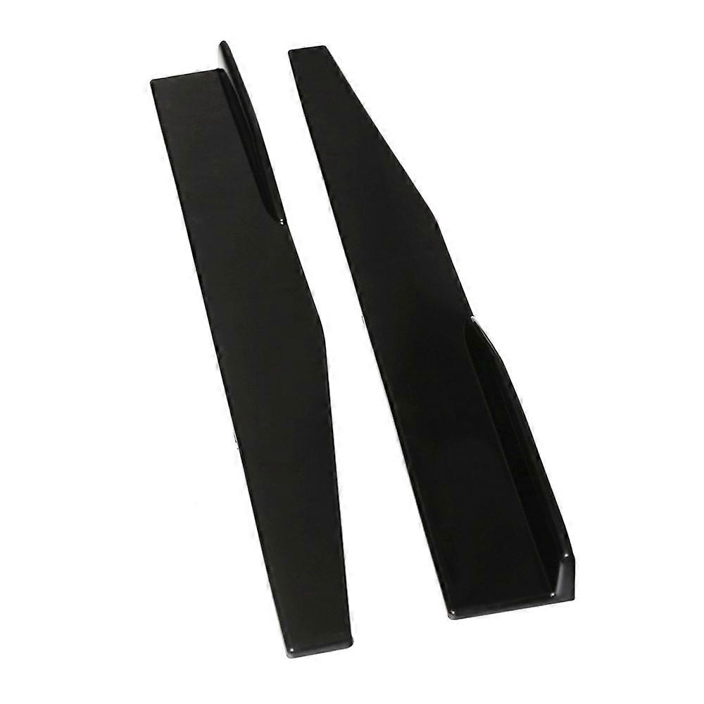 Black ABS Side Skirt & Rear Bumper Lip Splitter Kit For Tesla Model 3 (2017-2021)