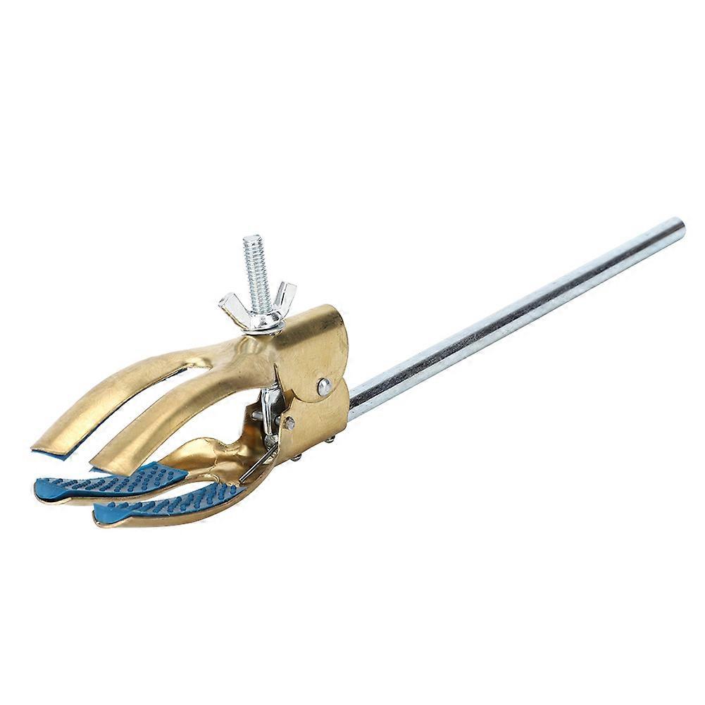 مشبك تثبيت قارورة مكثف مختبري نحاسي عالمي، حامل أنبوب اختبار