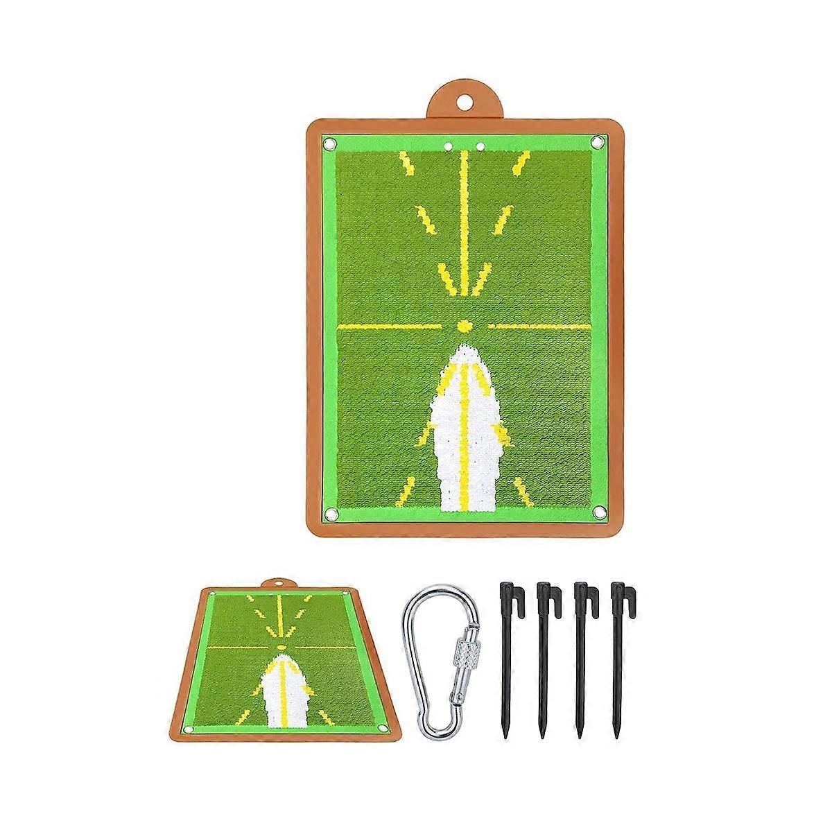 Golf Training Mat for Swing Detection Batting,Path Feedback Golf Swing Mat,Advanced Golf Training A