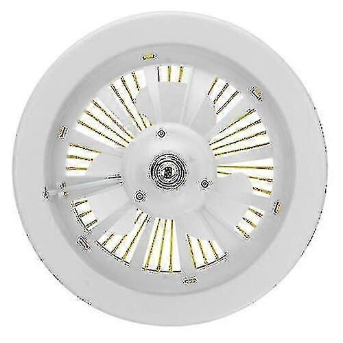 thumbnail interactive-video image 1 of E27 Adjustable Modern LED Ceiling Fan With Light – 3 Blades, White, AC85-265V, 10.2in, UPC 883646101801 1 of 2