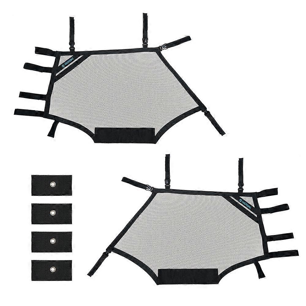 Redkid Pour Polaris RZR 570 800 1000 900 RZR XP Turbo 2015-2022 Cage Race Side Net Mesh Panneau arri