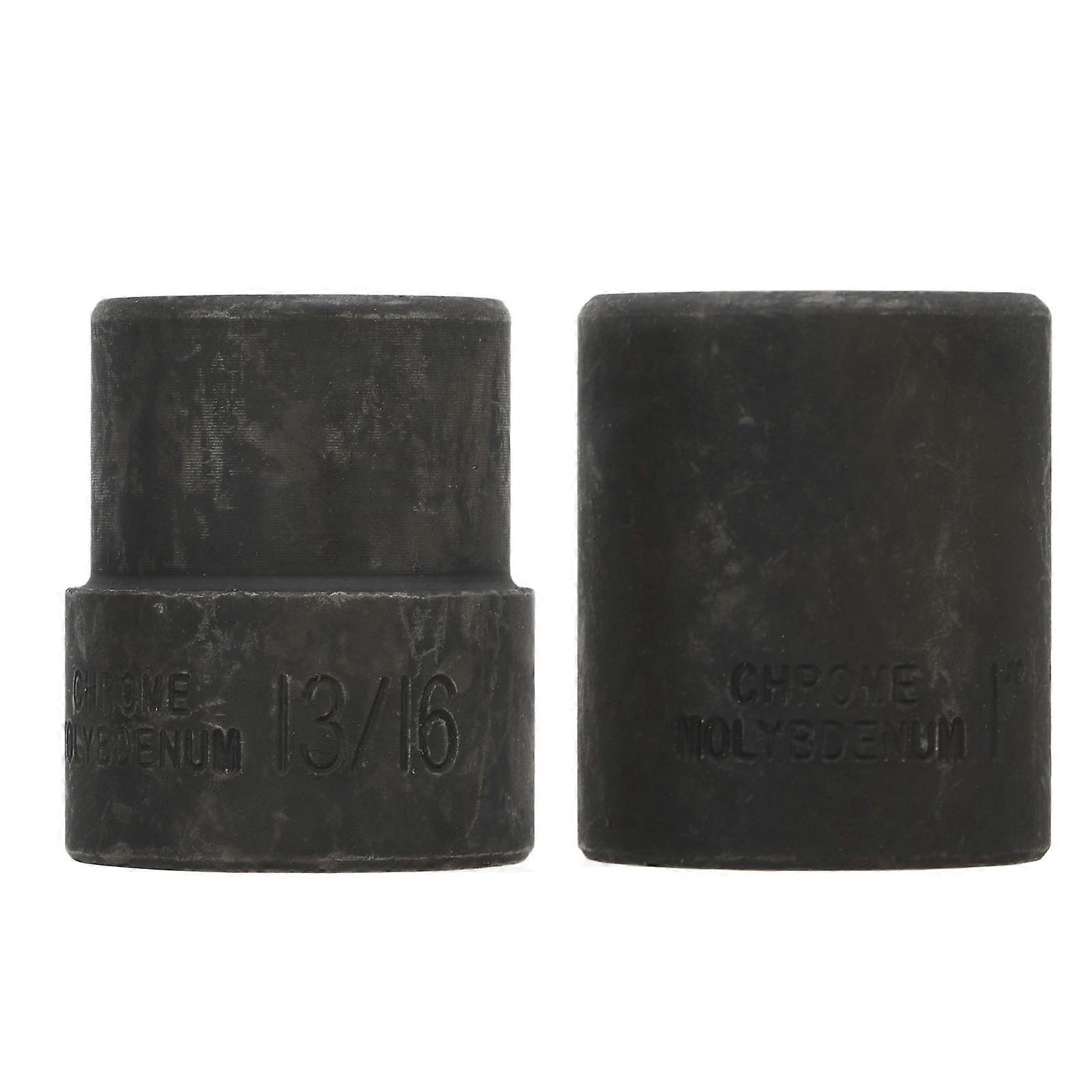 2PCS Emergency Wheel Lug Nut Removal Set 19?26mm 1/2in Square Drive for Hand Air Tools